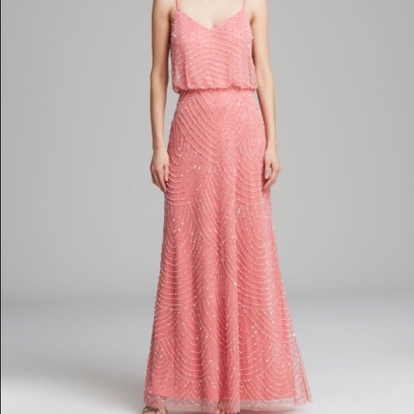 Adrianna Papell Original Beaded Gown