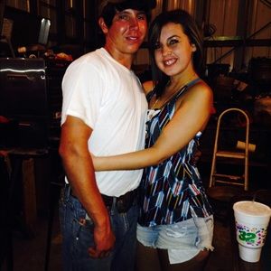 Selling the tank top and the shorts