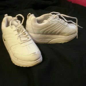 Shoes! They really tone your legs and butt!