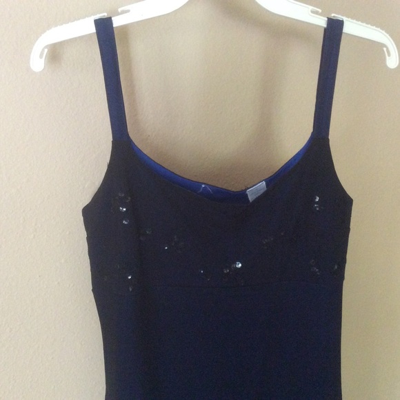 Maxi dress size large dark Blue