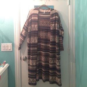Free People Long Cardigan Sweater