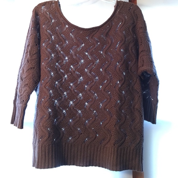 LC Lauren Conrad Grey-Purple Sweater