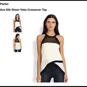 Parker Silk Crossover Top
