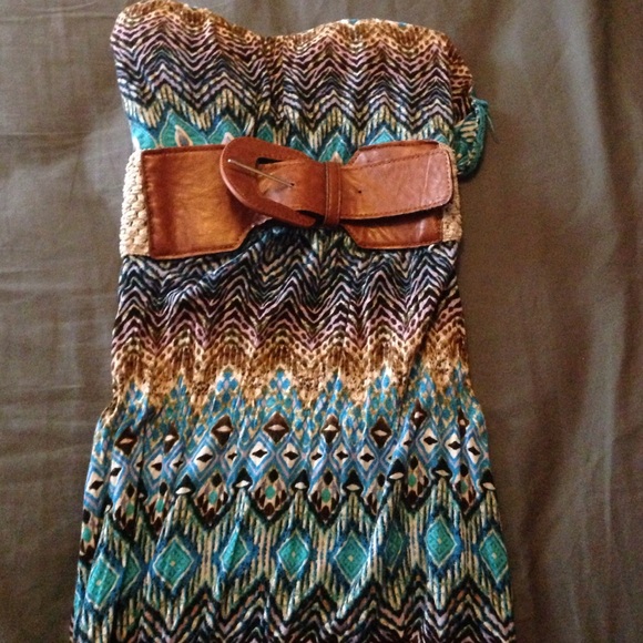 Strapless top
