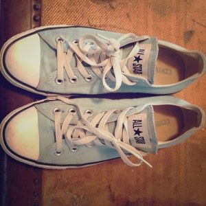 Sky blue Converse All-Stars