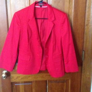 Adorable red Express blazer