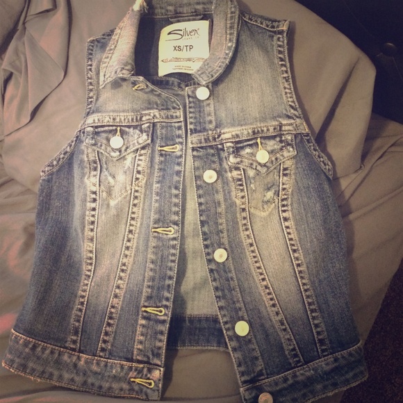 Silver jean co. Denim vest