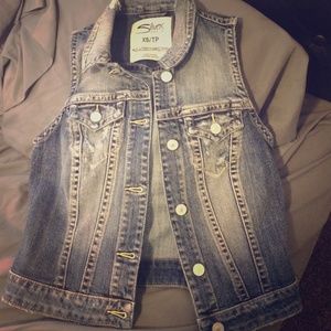 Silver jean co. Denim vest