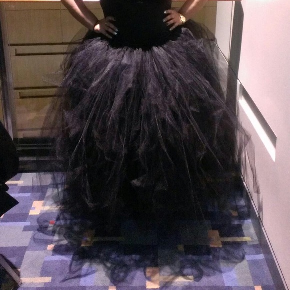 Adult Black Tulle Skirt