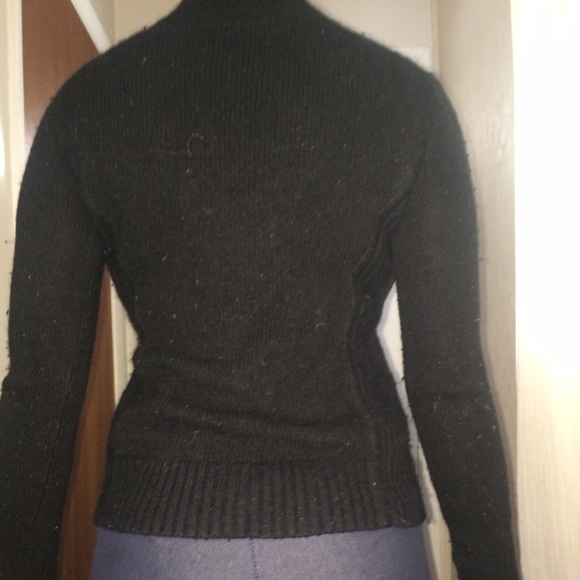 Armani Exchange black with gold zipper jacket - Picture 3 of 4