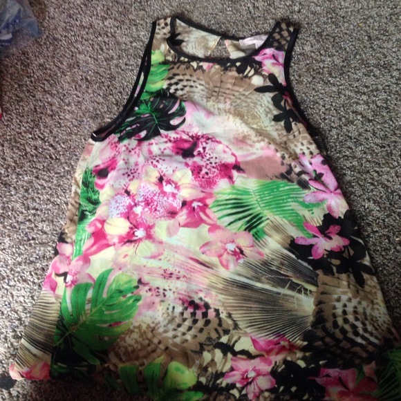 Forever 21 floral tank