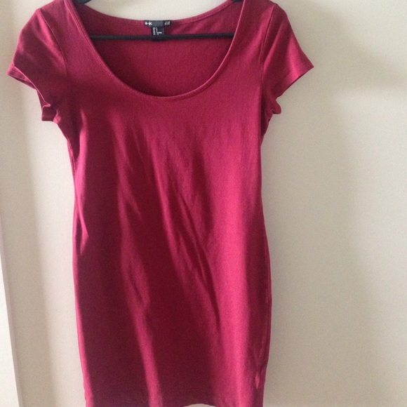 Maroon Bodycon Dress