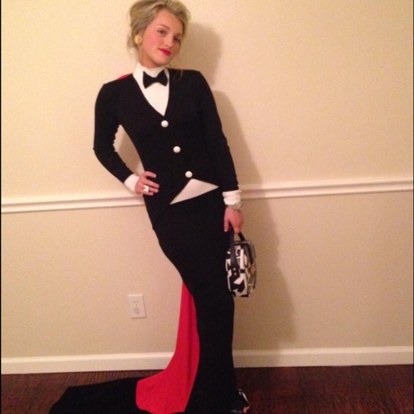 Tuxedo dress
