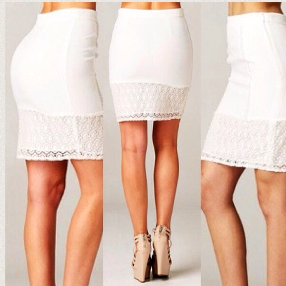 Esley Dresses & Skirts - SOLD OUT Classic White Pencil Skirt