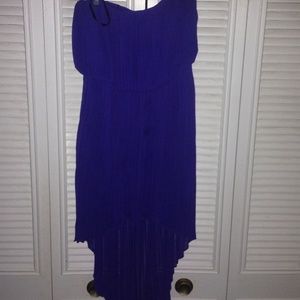 BCBG high low purple dress