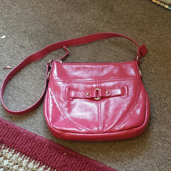Pink hand bag