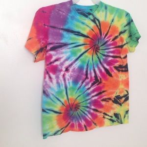 Rainbow tie-dye T-shirt