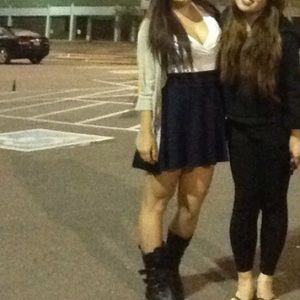 Bundle! Two White/Grey Halter Crop Tops