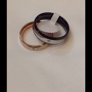 *SOLD* Stainless couple rings