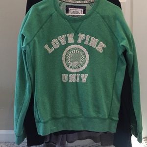 Vs pink vintage look sweatshirt m