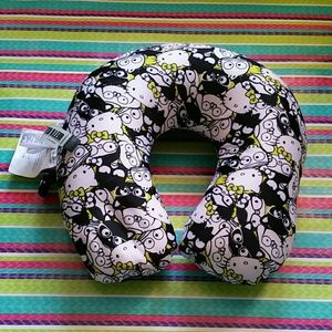 Airplane neck pillow hello kitty