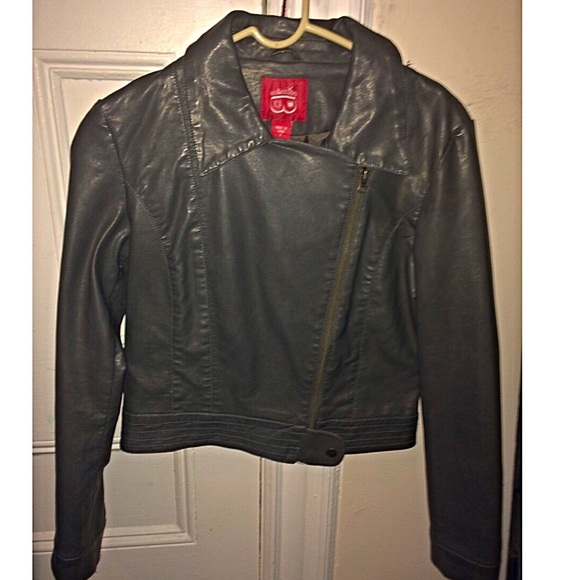 Faux leather jacket