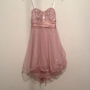 speechless strapless, prom dress size 3!