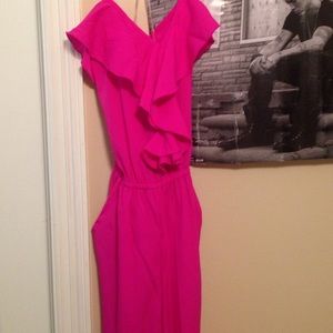 Hot Pink Romper