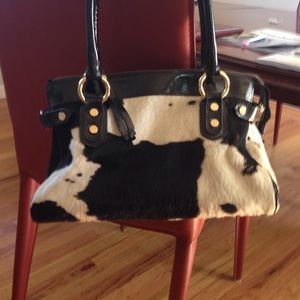 Cowhide purse