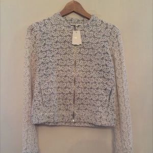 MAJE eyelet inspired jacket NWT size 38