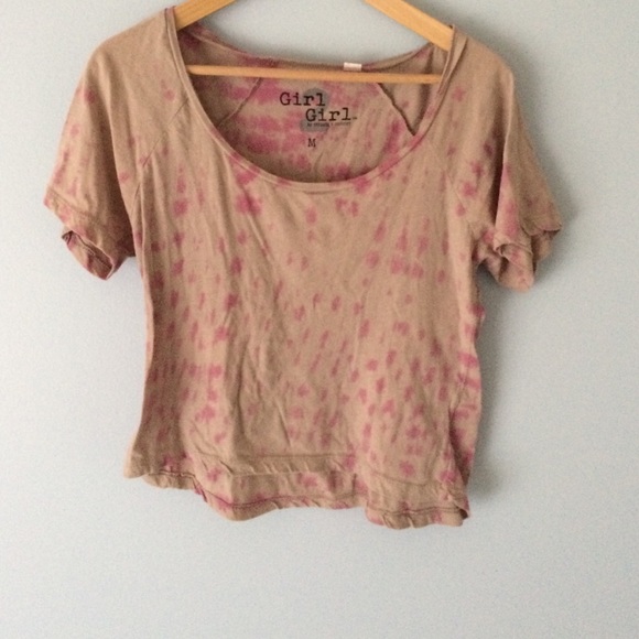 Tye dye crop top