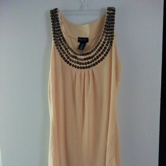 Yellow shirt dress