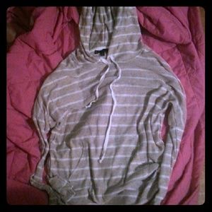 Striped long sleeve sweatshirt size small