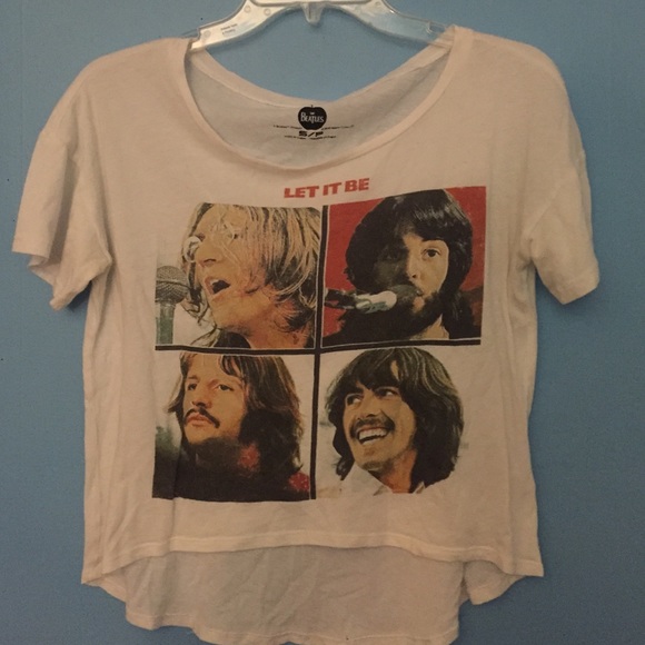 beatles crop top