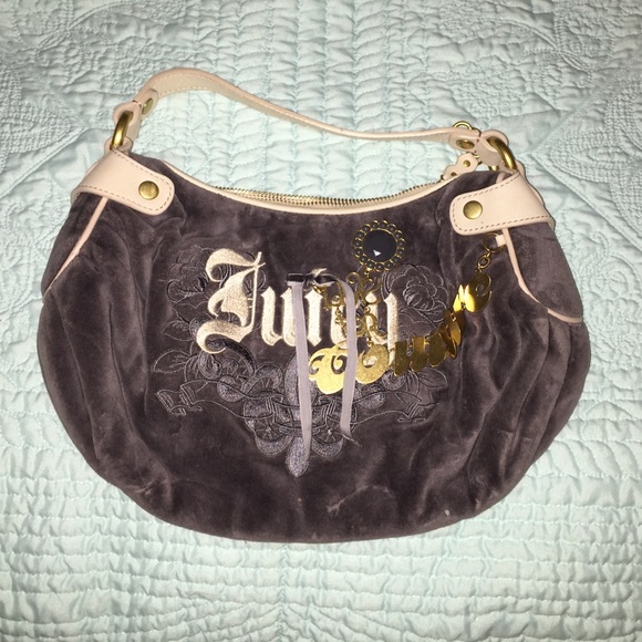 Juicy deep gray-purple purse