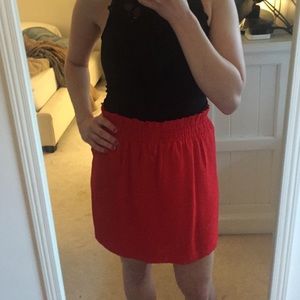 J. Crew Crinkle City Mini in Red