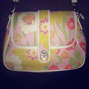 Floral sling purse