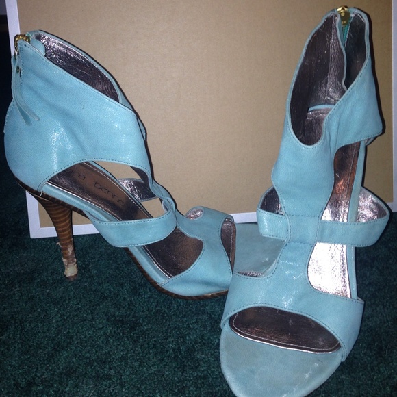 Light blue heels