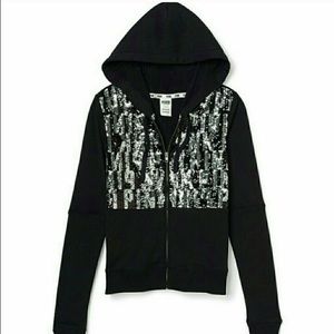 VS pink bling hoodie