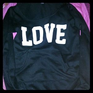 Rue 21 "love" hoodie large