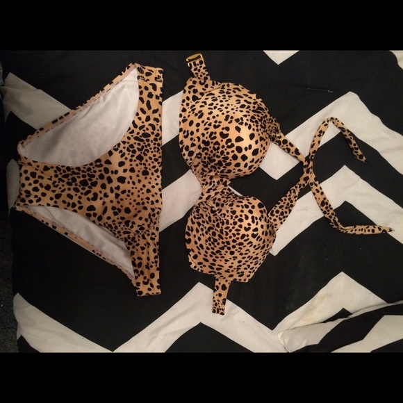VS leopard print bathing suit BRAND NEW