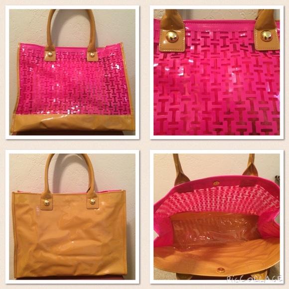 Handbags - 💥SALE💥New Pink and mustard tote bag