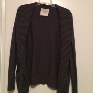 Abercrombie & Fitch Grey Cardigan