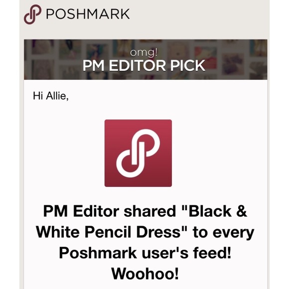 Sold PM EDITOR PICK  | Black & White Dress - Picture 4 of 4