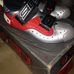 Sidi road and cycling shoes silver/red size 36 New
