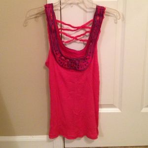 Free People Pink Cotton Tank