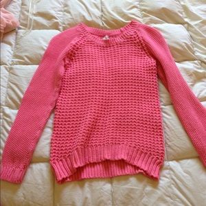 Pink sweater