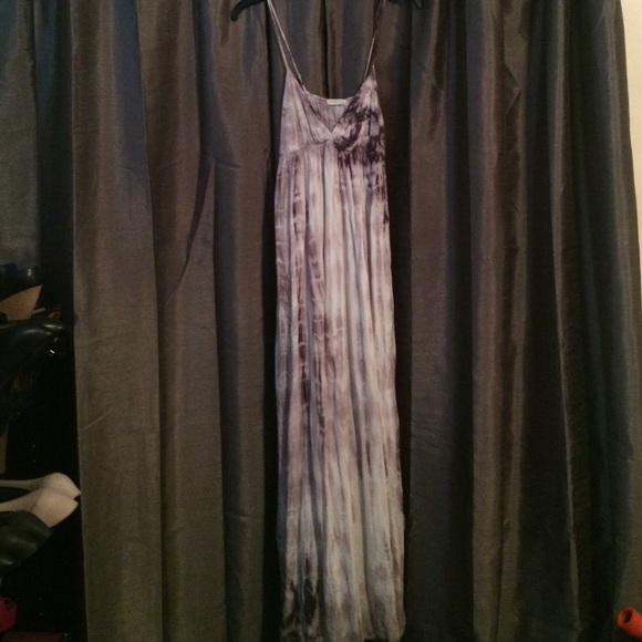 Solemio tie dye maxi dress