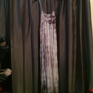 Solemio tie dye maxi dress