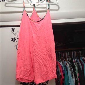 Criss cross tank top.